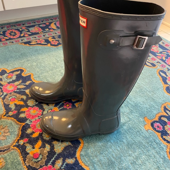Women’s tall Hunter boots - size 7 - Picture 2 of 5